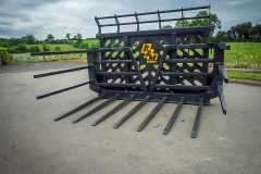12Ft Fold Up Silage Fork- Folded Up