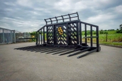12Ft Fold Up Silage Fork-Side View