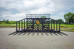 12Ft Fold Up Silage Fork- Front View