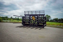12Ft Fold Up Silage Fork- Folded Up