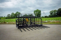 12Ft Fold Up Silage Fork- One Side Folded