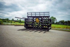 12Ft Fold Up Silage Fork- Folded Up