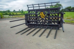 12Ft Fold Up Silage Fork- Folded Up