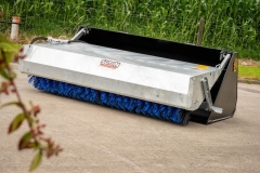 Front Loader with brush attachment