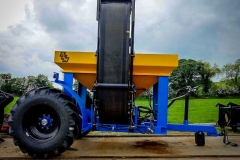 Blue and Yellow Stone Cart