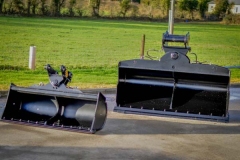 Small and a larger Tilt-Bucket
