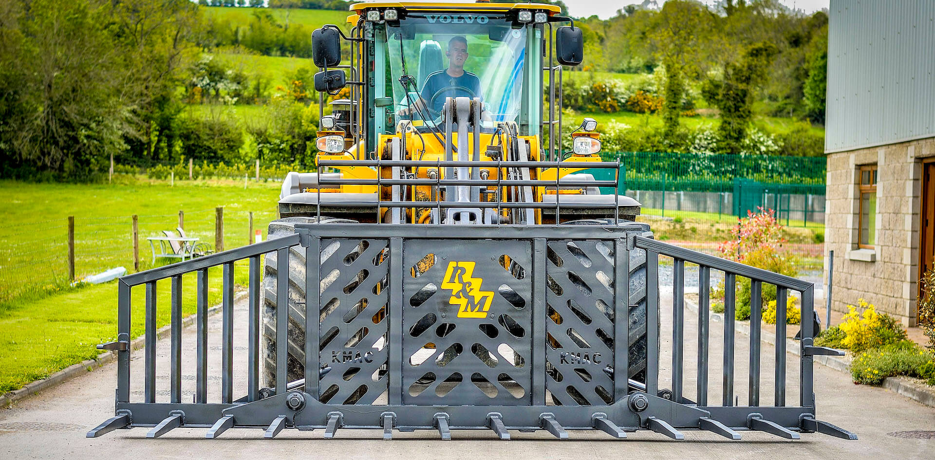 Front Loader with Silage Fork